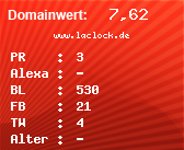 Domainbewertung - Domain www.laclock.de bei Domainwert24.net